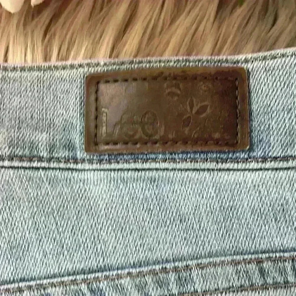 Lee Original Relaxed Fit Straight Leg Inspire Blue Jeans, 10 - Picture 9 of 12